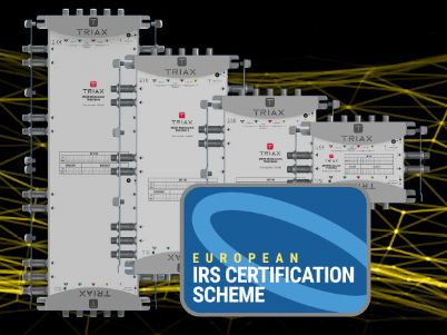 TRIAX dSCR Multiswitches certified to EICS scheme 1 TRIAX TdSCR Multiswitches EICS Certification 1