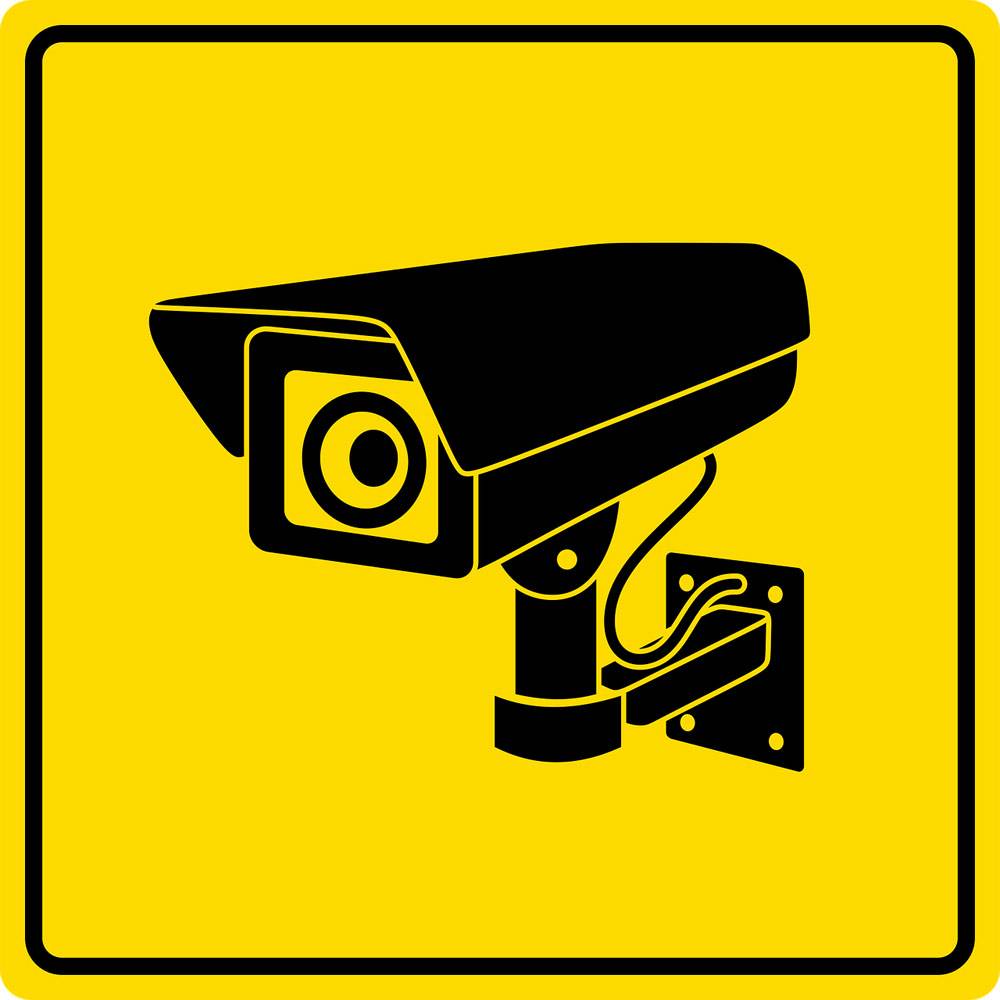 What can hard-wired home security cameras offer? 19 CCTV sign