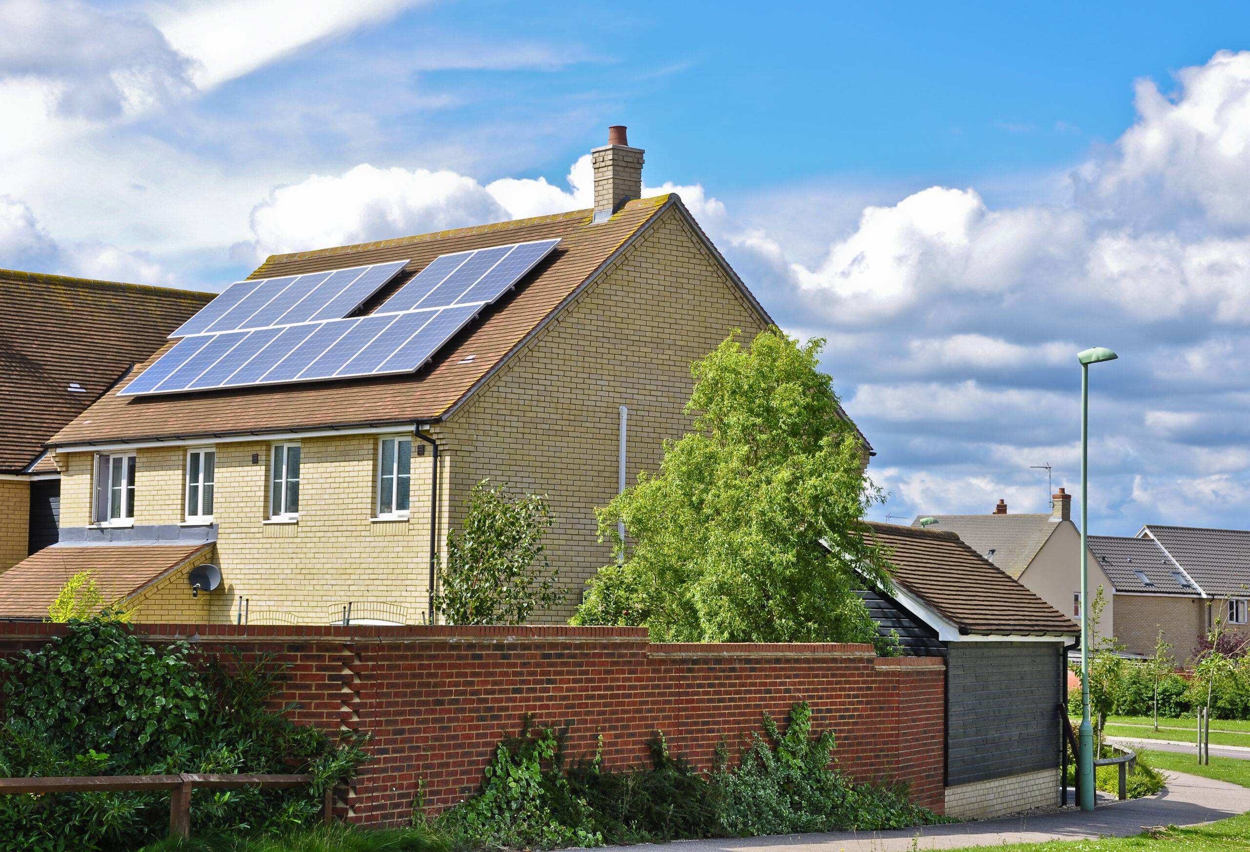 Cutting Costs:10 Tips To Help Reduce Energy Bills 74 solar panels on house scaled