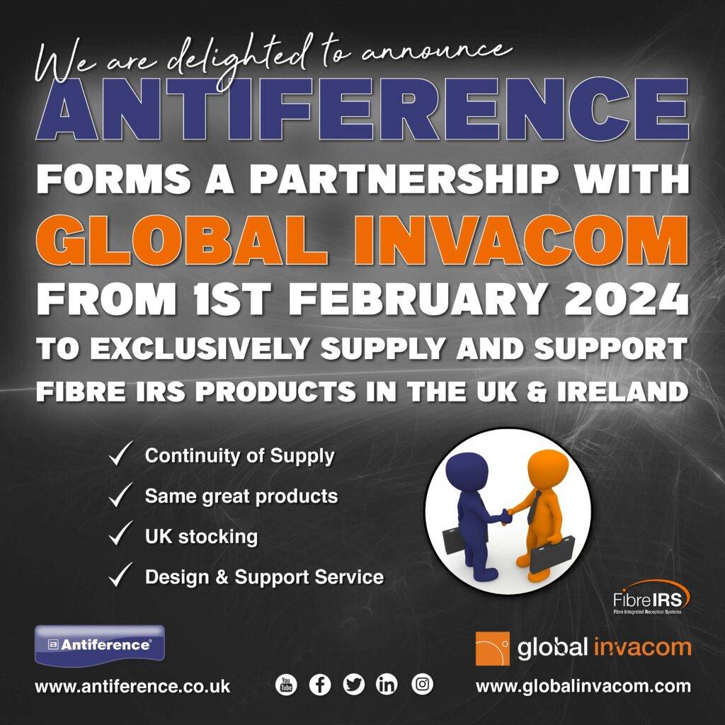 Antiference Forms Partnership with Global Invacom 1 Antiference Global Invacom Press Release Artwork